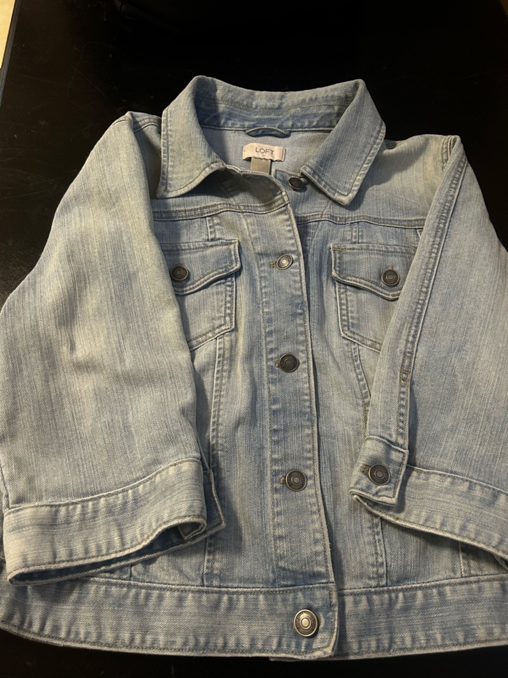 LOFT Light Blue Denim Jacket